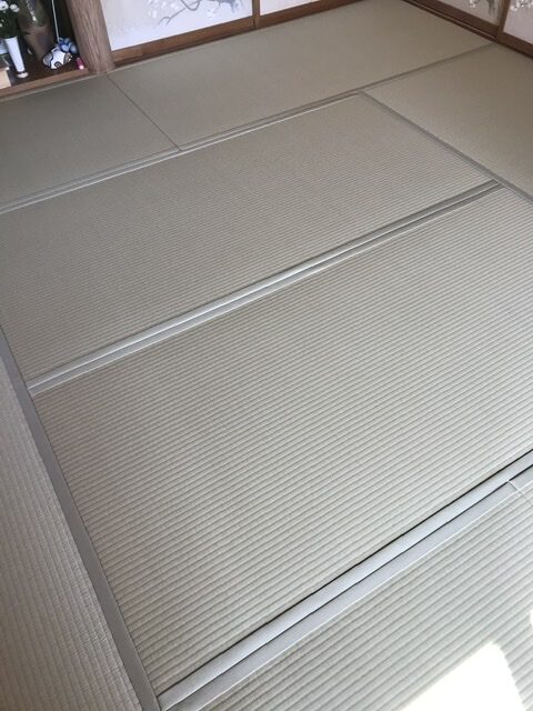 イグサの畳から和紙表の畳へ